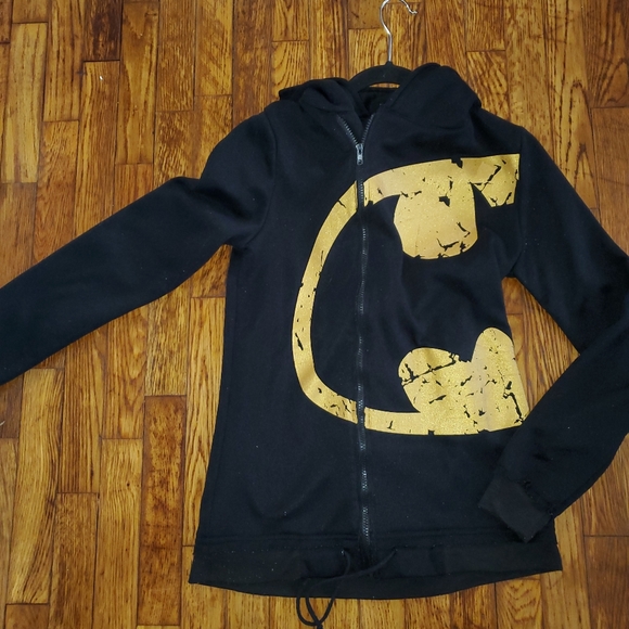 Black, Batman, zip up hoodie. (M) - Picture 2 of 5